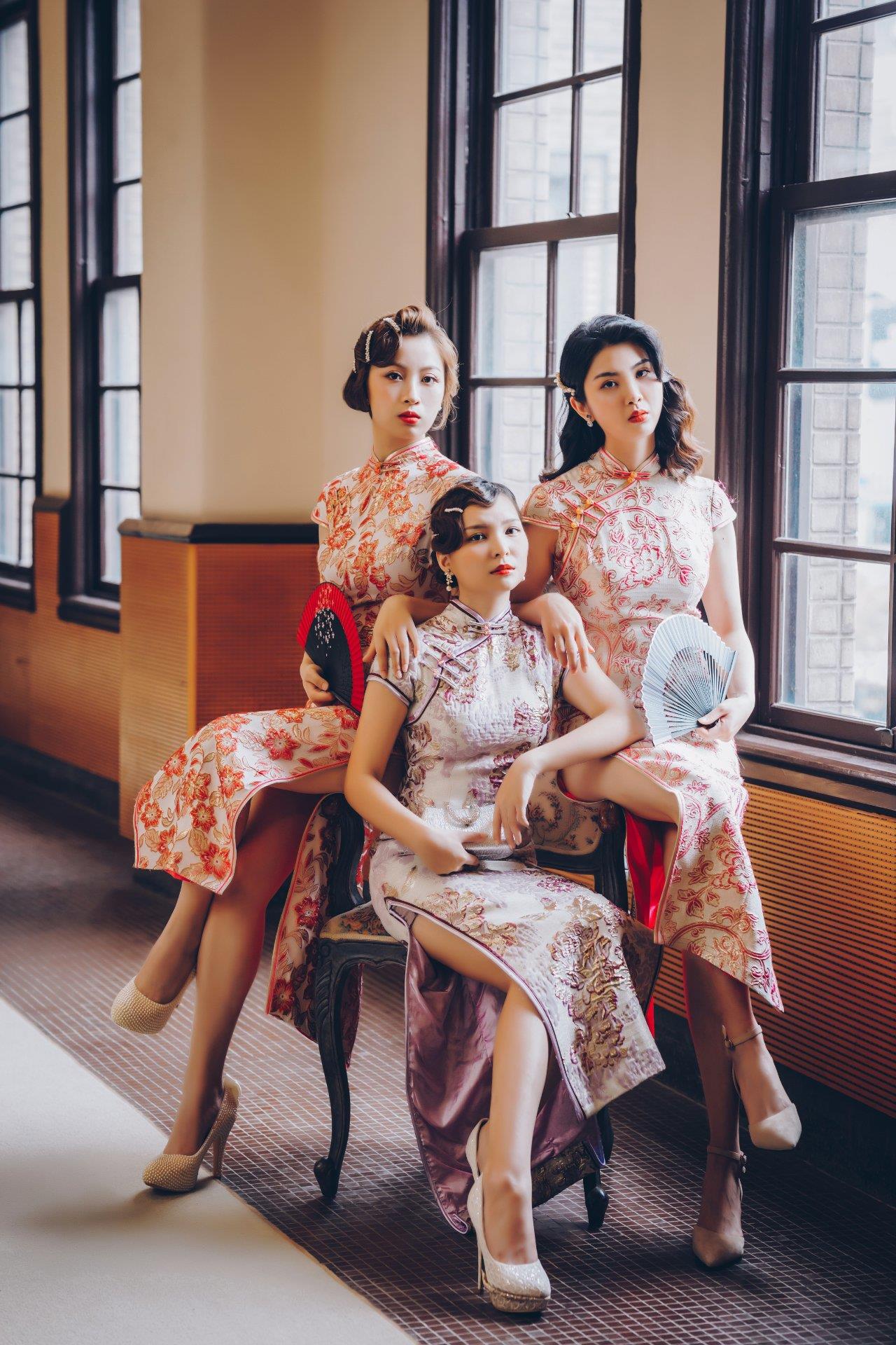 WED225-(5-197)-堡壘旗袍