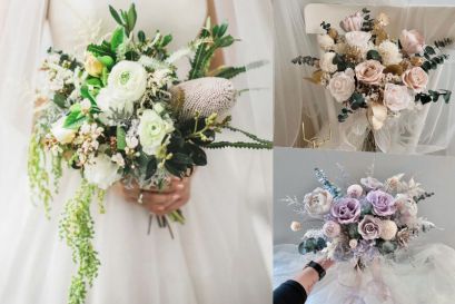 新娘捧花推薦》20款浪漫美式捧花：鮮花、乾燥花、永生花超齊全